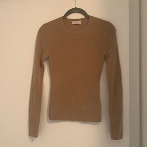 ARITZIA BABATON CAMEL SWEATER SZ XS